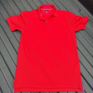 Tommy Hilfiger Vibrant Red Polo Shirt